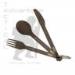 Vargo ULV (Ultra Light Version) Titanium Spoon / Fork / Knife Set
